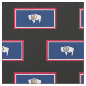 Tissu Drapeau d'état du Wyoming (Fermer)