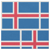 Tissu Drapeau d'Islande (Fermer)