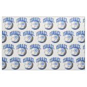 Tissu Drapeau d'Israël balle de football israélienne (Fat Quarter)