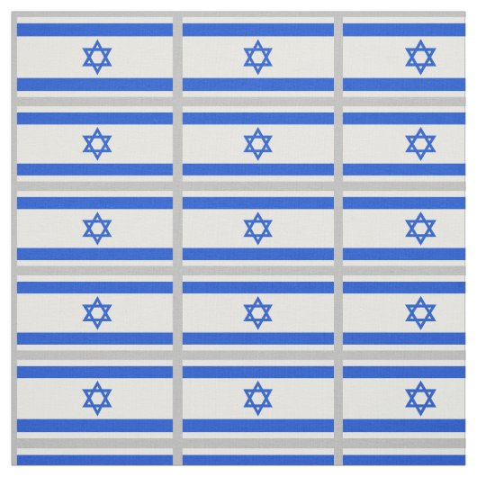 Tissu Drapeau d'Israélien (Échantillon)