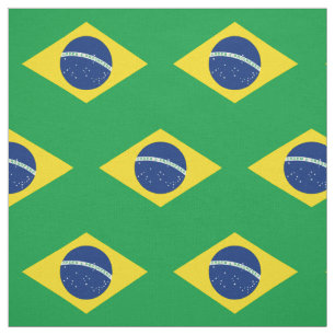 Tissu Drapeau du Brésil patriotique