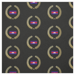 Tissu Drapeau du Cambodge