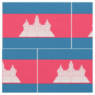 Tissu Drapeau du Cambodge