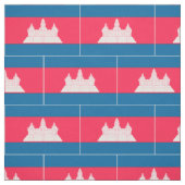 Tissu Drapeau du Cambodge (Échantillon)
