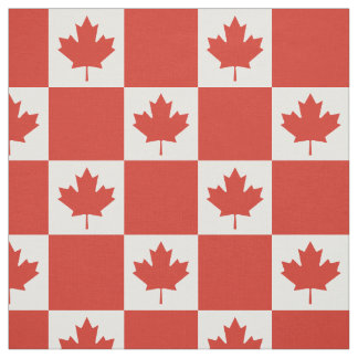 Tissu Drapeau du Canada