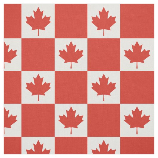 Tissu Drapeau du Canada (Échantillon)