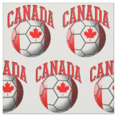 Tissu Drapeau du Canada Bal de soccer canadien (Échantillon)