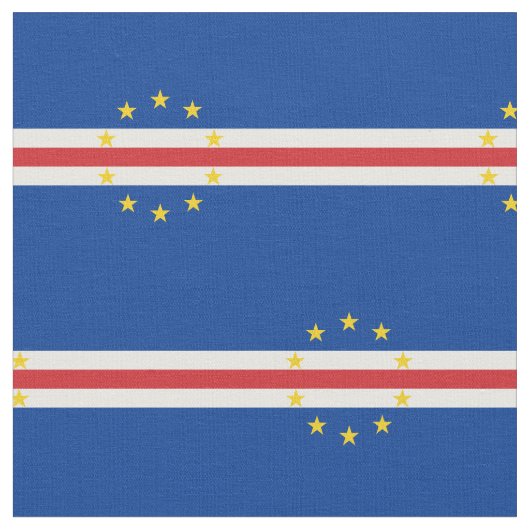 Tissu Drapeau du Cap-Vert (Fermer)