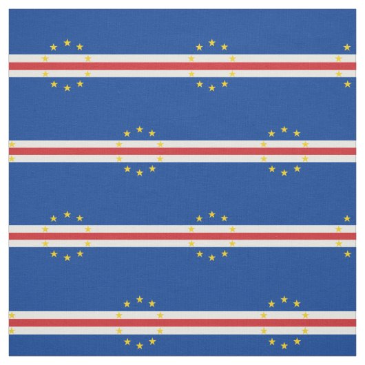 Tissu Drapeau du Cap-Vert (Échantillon)