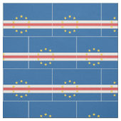 Tissu Drapeau du Cap Vert (Échantillon)