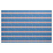 Tissu Drapeau du Cap Vert (Fat Quarter)