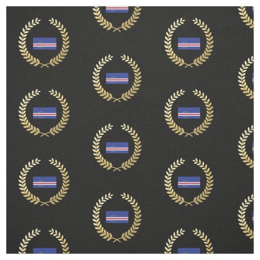 Tissu Drapeau du Cap-Vert (Échantillon)