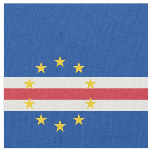 Tissu Drapeau du Cap-Vert (Fermer)