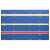 Tissu Drapeau du Cap-Vert (Fat Quarter)
