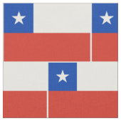 Tissu Drapeau du Chili (Fermer)