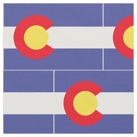 Tissu Drapeau du COLORADO - (Fermer)
