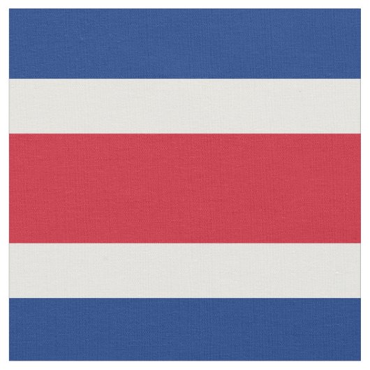 Tissu Drapeau du Costa Rica (Fermer)