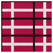Tissu Drapeau du Danemark (Fermer)