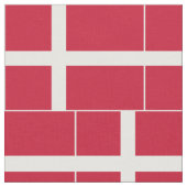 Tissu Drapeau du Danemark (Fermer)