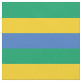 Tissu Drapeau du Gabon (Fermer)