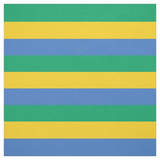 Tissu Drapeau du Gabon (Échantillon)
