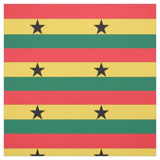 Tissu Drapeau du Ghana (Échantillon)