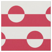 Tissu Drapeau du Groenland (Fermer)