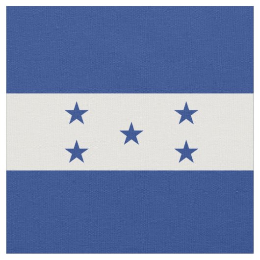 Tissu Drapeau du Honduras (Fermer)