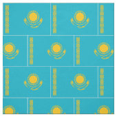 Tissu Drapeau du Kazakhstan (Échantillon)