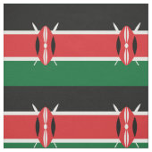 Tissu Drapeau du Kenya (Échantillon)