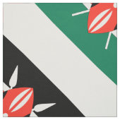 Tissu Drapeau du Kenya (Échantillon)