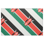 Tissu Drapeau du Kenya (Fat Quarter)