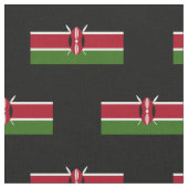 Tissu Drapeau du Kenya (Fermer)
