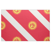 Tissu Drapeau du Kirghizistan (Fat Quarter)