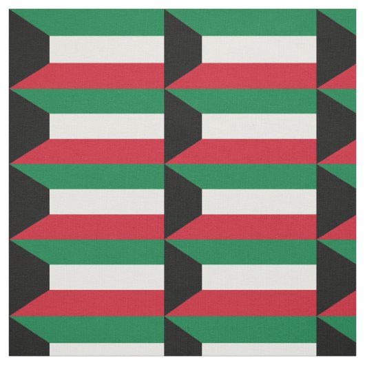 Tissu Drapeau du Koweït (Échantillon)