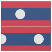 Tissu Drapeau du Laos (Fermer)