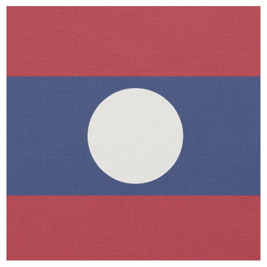 Tissu Drapeau du Laos (Fermer)