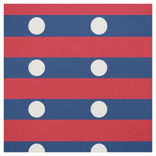 Tissu Drapeau du Laos (Échantillon)