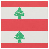 Tissu Drapeau du Liban (Fermer)
