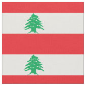 Tissu Drapeau du Liban (Fermer)