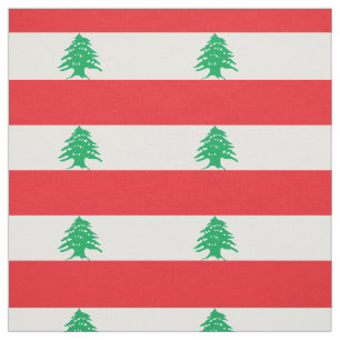 Tissu Drapeau du Liban