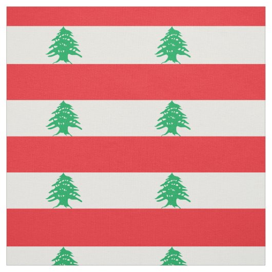 Tissu Drapeau du Liban (Échantillon)