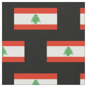 Tissu Drapeau du Liban (Fermer)