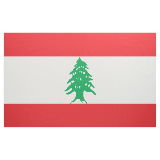 Tissu Drapeau du Liban (Yard)