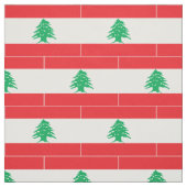 Tissu Drapeau du Liban (Échantillon)