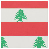 Tissu Drapeau du Liban (Fermer)