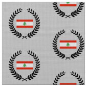 Tissu Drapeau du Liban (Fermer)