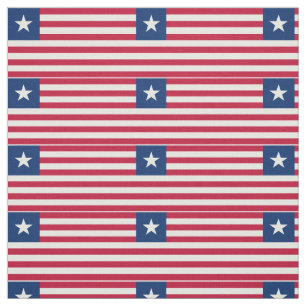 Tissu Drapeau du Liberia
