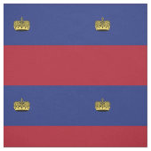 Tissu Drapeau du Liechtenstein (Échantillon)