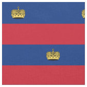 Tissu Drapeau du Liechtenstein (Fermer)